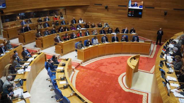 O Parlamento de Galicia aproba a Lei de Orzamentos  da Comunidade Autónoma para 2022